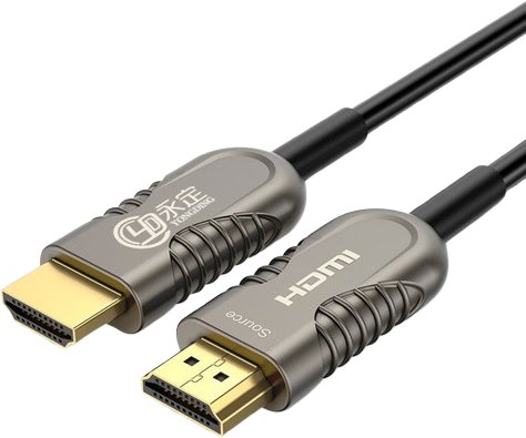 

Кабель USBTOP Optical UltraHD 8K v2.1 HDMI - HDMI (15 м, черный)