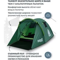 Треккинговая палатка RSP Outdoors Deep 2 (зеленый)