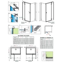 Душевой уголок Radaway Essenza Pro KDJ 110x75 R