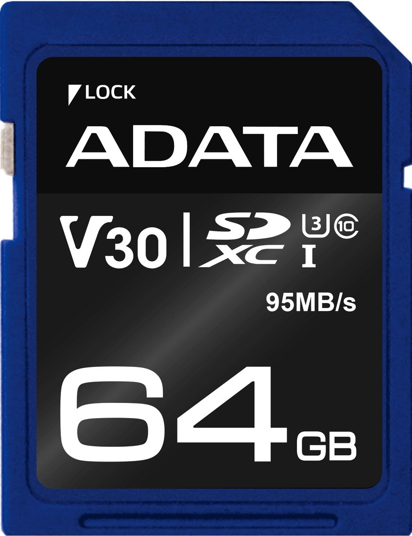 

Карта памяти ADATA Premier Pro ASDX64GUI3V30S-R SDXC 64GB