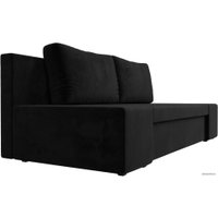 Диван Лига диванов Сан Марко 114015 (велюр, черный)