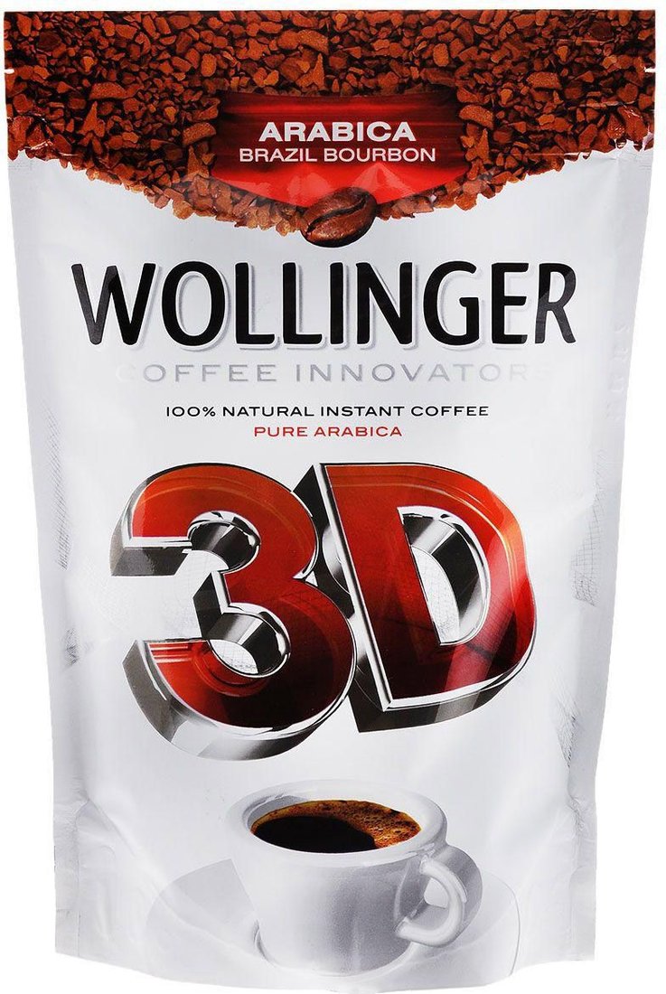 

Кофе Wollinger 3D растворимый 285г