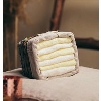 Полотенце Arya 6 Pcs. Leave 8680943086341 (кремовый/желтый)