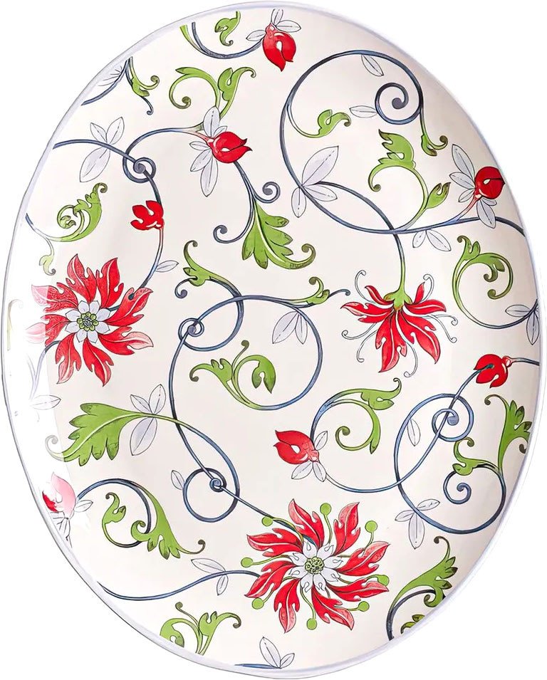

Блюдо Grace By Tudor England Botanical Spiral GR04-37OPL