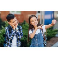 Детские умные часы Canyon Cindy KW-41 (желтый/черный)