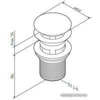 Донный клапан AM.PM F0700164