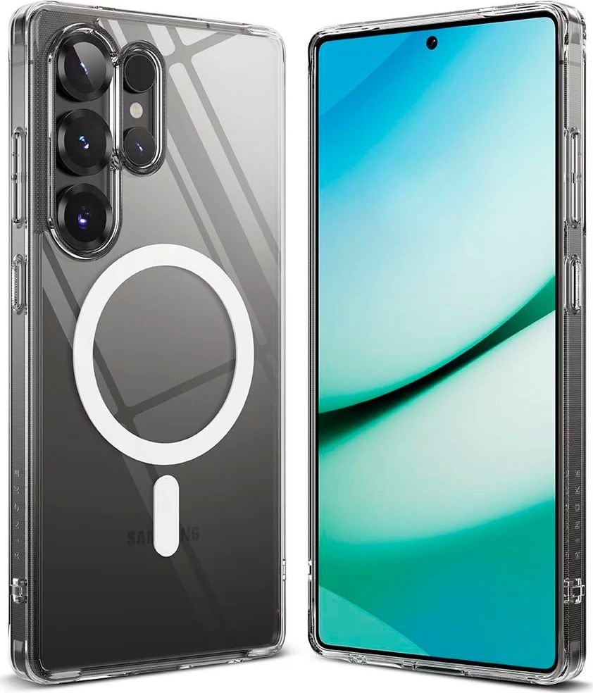 

Чехол для телефона Ringke Fusion Magnetic для Galaxy S25 Ultra Clear