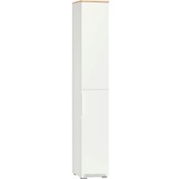 Шкаф-пенал Mobi Октава 13.228 (белый PE шагрень/дуб золотой Craft/белый шагрень 4101 ПВХ)