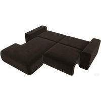 Угловой диван Лига диванов Лига-036 Классик левый 121366L (микровельвет коричневый)