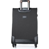 Чемодан-спиннер Galanteya 5514 25с406к45 (черный/бирюза)