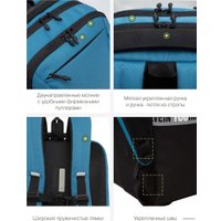 Городской рюкзак Grizzly RU-337-2 (черный/синий)