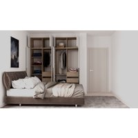 Шкаф распашной Рэйгрупп Рэй S274-В9-3-EB В9-3 (дуб элисон/белый премиум)