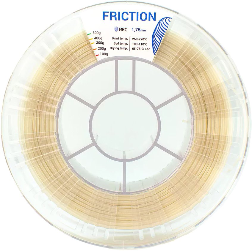 

Пластик REC Friction 1.75 мм 500 г (натуральный)