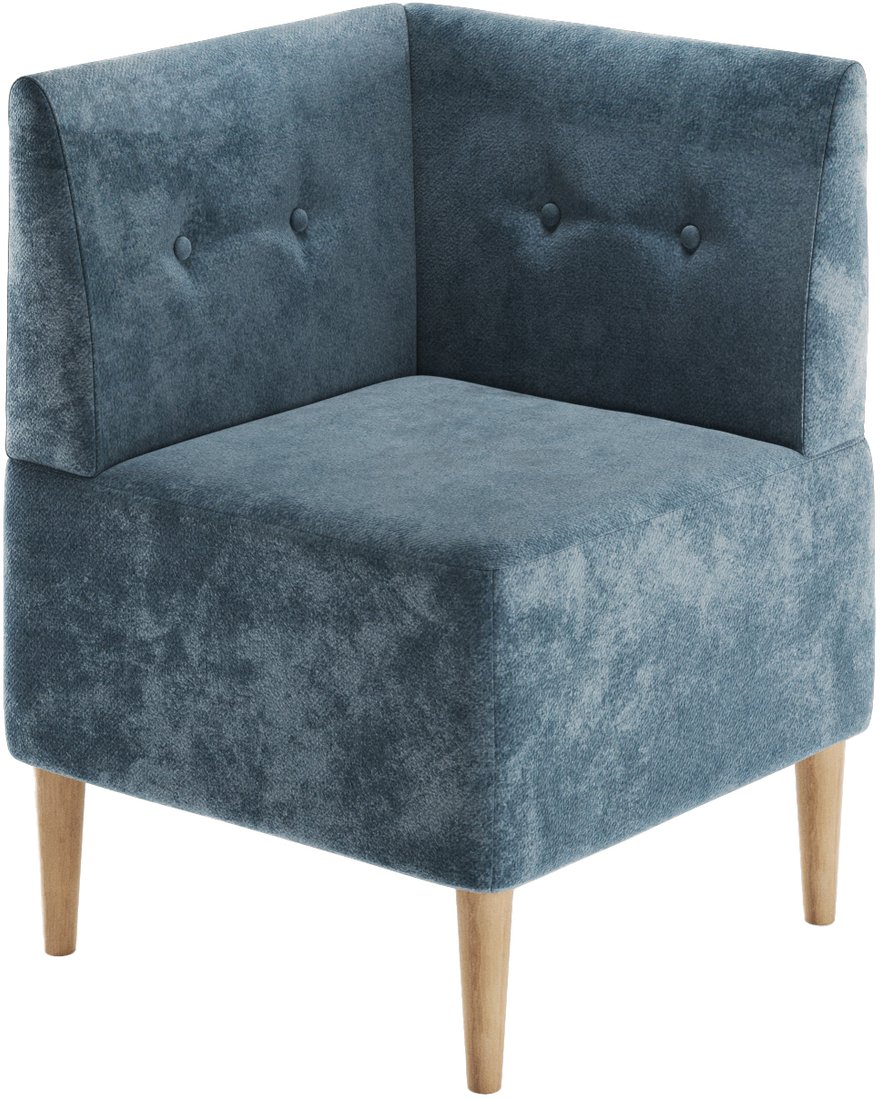 

Элемент модульного дивана Mio Tesoro Четт ткань (микровелюр/пыльно-голубой №26)