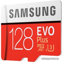 Карта памяти Samsung EVO Plus microSDXC 128GB + адаптер