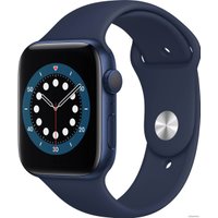 Умные часы Apple Watch Series 6 44 мм (алюминий синий/темный ультрамарин)