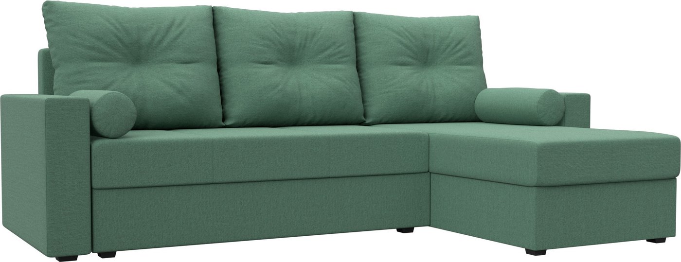 

Угловой диван Лига диванов Верона Лайт правый 125977 (рогожка амур зеленый)