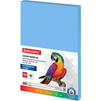 Офисная бумага BRAUBERG А4 80 г/м2 100 л 112453 (синий)