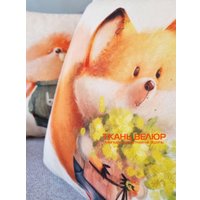 Декоративная подушка Matex Fluffy. Рыжик букет 61-625 (белый/желтый/лососевый)