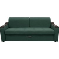 Диван Сириус Лидер-3 НПБ (Eva 19 велюр темно-зеленый)