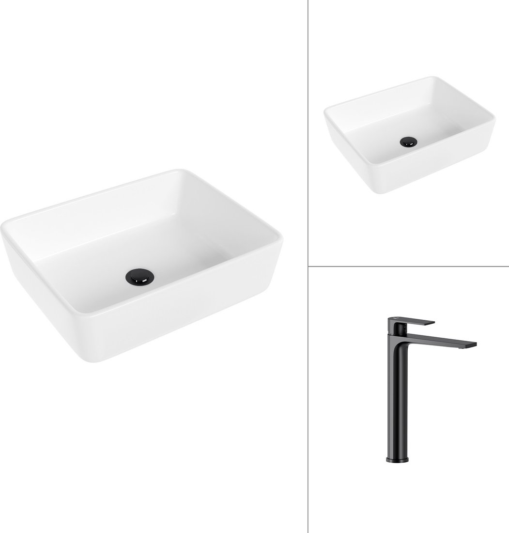 Умывальник Lauter 21674 + Reef 21CK8678BS