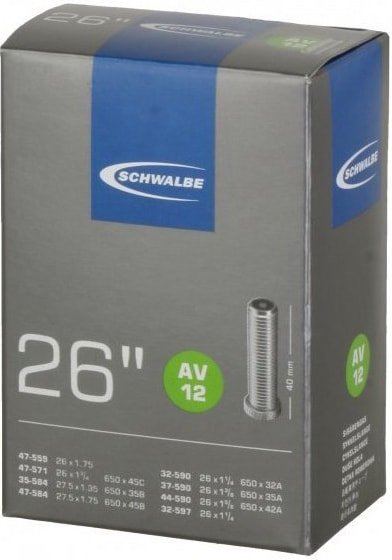 

Велокамера Schwalbe AV12 30/47-559/597 IB AGV 40мм [10423340]