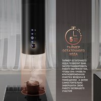 Кухонная вытяжка Weissgauff Tubus 1406 Island Black