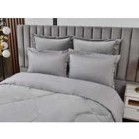 Семейный комплект постельного белья Sofi De MarkO Энрике 7Е Кт-7Е-Эн2м (серый)