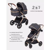 Универсальная коляска Rant Basic Pulsar Gold RA160 (2 в 1, grey)