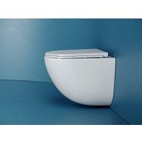 Унитаз подвесной Ceramica Nova Vogue CN4008T (белый, с креплением и сиденьем)