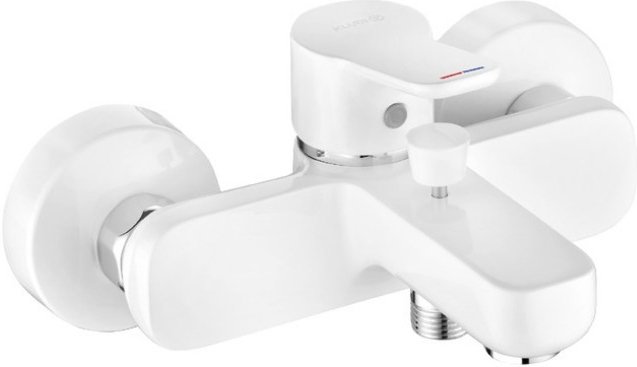

Смеситель Kludi Pure & Easy 376819165 (белый/хром)