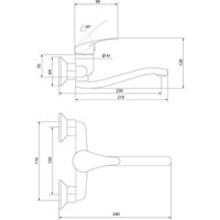Смеситель Славен СЛ-ОД-П24