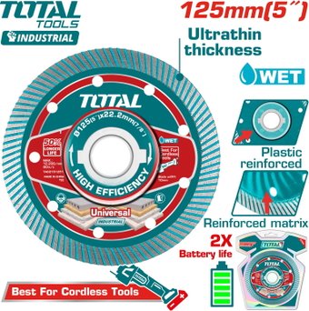 Отрезной диск алмазный  Total TAC2151251