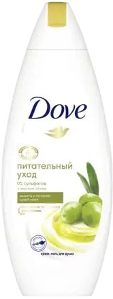 

Dove Крем-гель для душа питательный уход с маслом оливы 250 мл