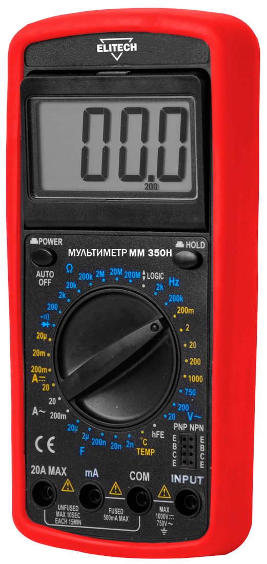 

Мультиметр ELITECH ММ 350Н