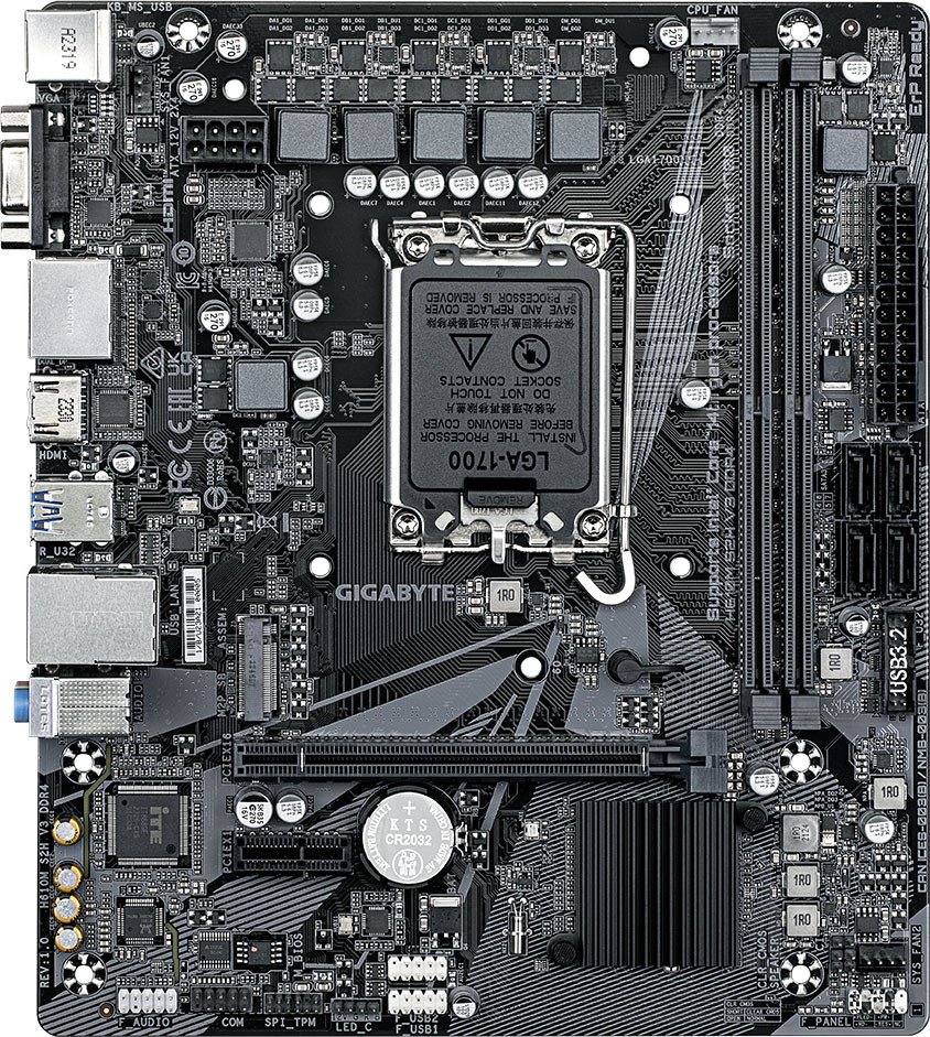 

Материнская плата Gigabyte H610M S2H V3 DDR4 (rev. 1.0)