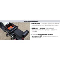 Электроскутер AVM.Plus Zoomer (оранжевый)