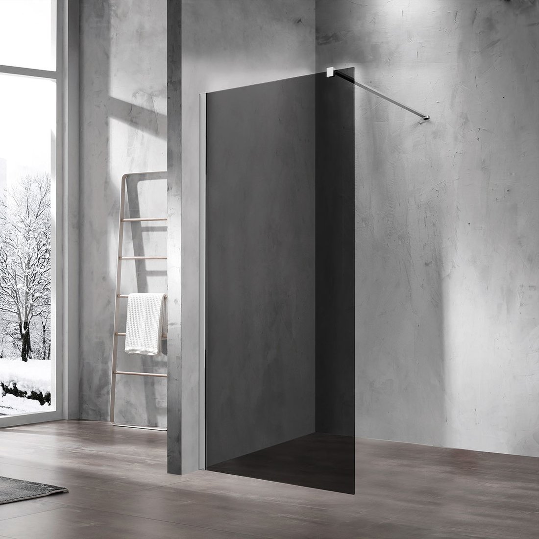 

Душевая стенка Vincea Walk-In VSW-1H100CG (хром/тонированное)