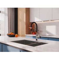 Смеситель Cersanit Moduo однорычажный с гибким изливом 64842 (хром)