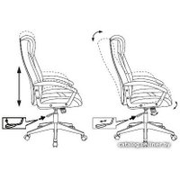 Игровое (геймерское) кресло Zombie VIKING-8/WH+BLACK (белый/черный)