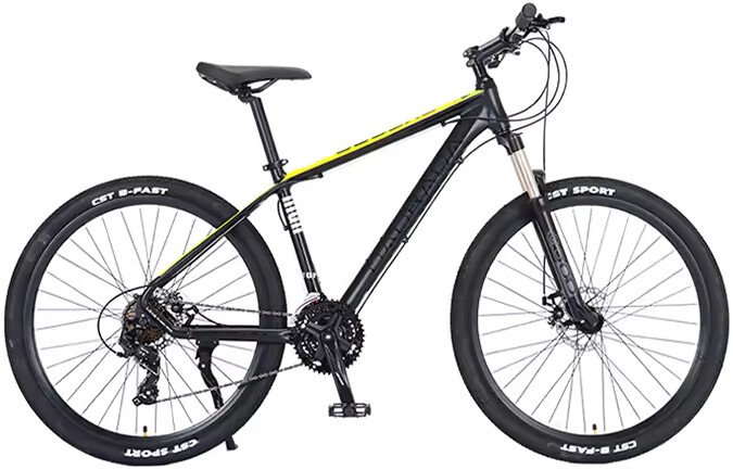 Велосипед Daurada D3-M098 р.15 (черный/желтый)