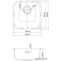 Кухонная мойка IDDIS Mate MAT44S0i77