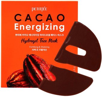  Petitfee Маска для лица Cacao Energizing Hydrogel Face Mask (1 шт)