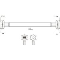 Шланг заливной РМС ШЗ-1.5 (1.5м)