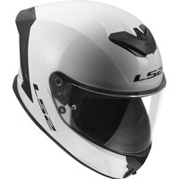 Мотошлем LS2 FF820 Rapid III Solid (S, белый глянцевый)
