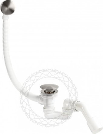 Сифон Filarete FL90 (никель)