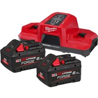 Аккумулятор с зарядным устройством Milwaukee M18 FORGENRG-802DBSC 4933498616 (18В + 18В/8 Ач)
