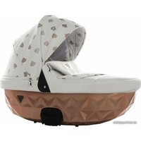 Универсальная коляска Junama Glow V2 (2 в 1, белая кожа/медь)