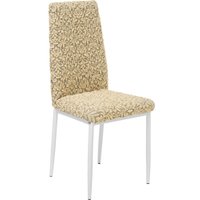 Чехол для стула Mio Tesoro Жаккард Люкс для стула 1858/543 (бежевый, без оборки)