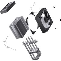 Кулер для процессора Jonsbo CR-1400 V2 ARGB (черный)